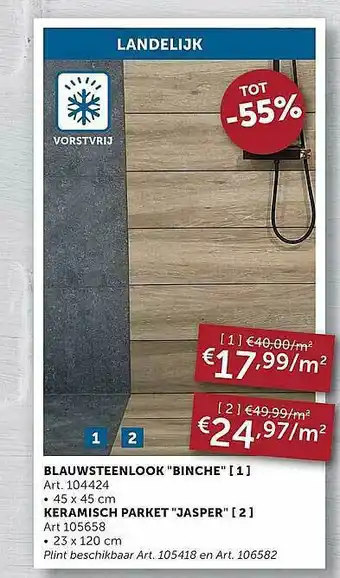 Zelfbouwmarkt Blauwsteenlook aanbieding