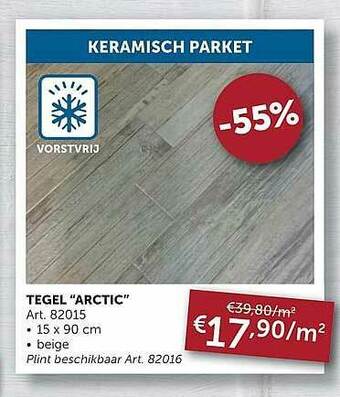 Zelfbouwmarkt Tegel aanbieding