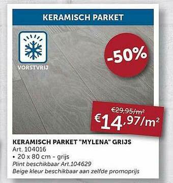 Zelfbouwmarkt Keramisch Parket aanbieding