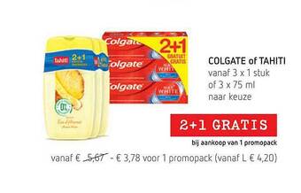 Spar Colgate Of Tahiti aanbieding