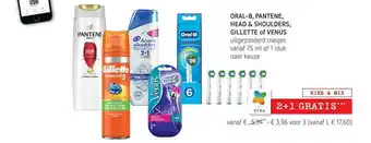 Oral-b, Pantene, Head & Shoulders, Gillette Of Venus Uitgezonderd Mesjes