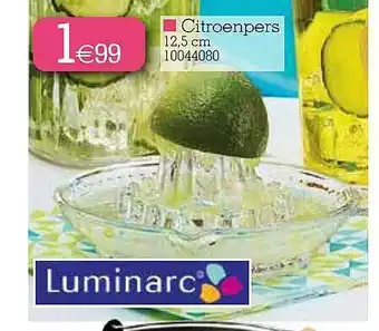 Citroenpers 12,5 Cm Luminarc