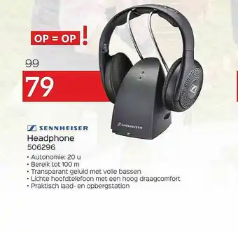 Selexion Sennheiser Headphone aanbieding