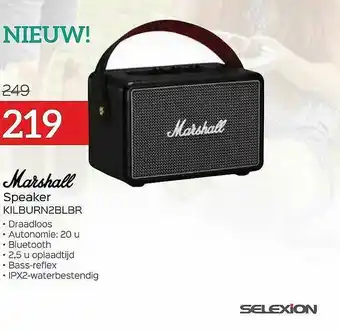 Selexion Marshall Speaker aanbieding