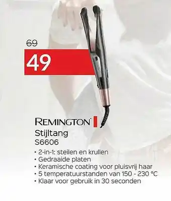 Selexion Remington Stijltang aanbieding