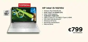 Hp Intel I5-1021ou