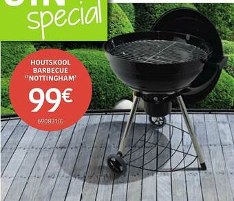 HandyHome Houtskool Barbecue 'nottingham' aanbieding