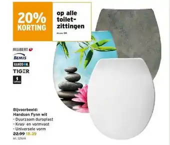 GAMMA 20% Korting Op Alle Toiletzittingen aanbieding