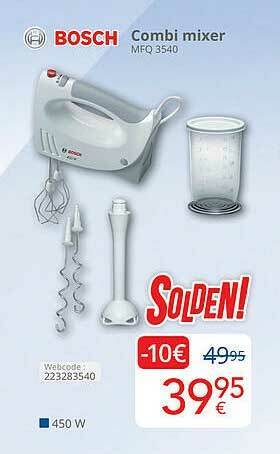 Eldi Bosch Combi Mixer aanbieding