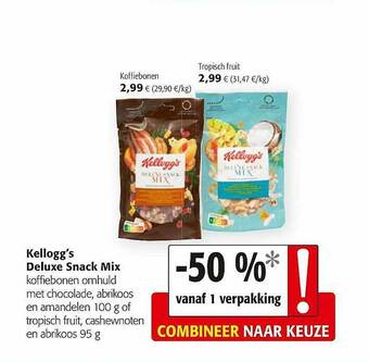 Colruyt Kellogg's Deluxe Snack Mix aanbieding