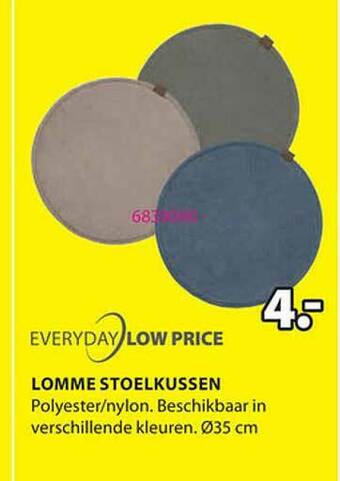 Jysk Lomme Stoelkussen aanbieding