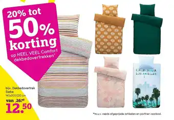 Leen Bakker 20% Tot 505 Korting Op Heel Veel Comfort Dekbedovertrekken aanbieding
