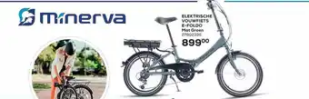 Supra Bazar Elektrische Vouwfiets E-foldo Mat Groen Minerva aanbieding