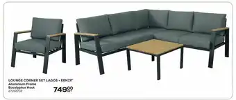 Supra Bazar Lounge Corner Set Lagos + Eenzit aanbieding