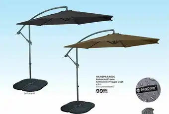 Supra Bazar Hangparasol Antraciet Frame Antraciet Of Taupe Doek aanbieding