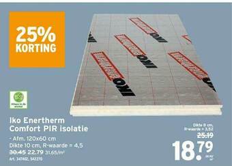 GAMMA Iko Enertherm Comfort Pir Isolatie aanbieding
