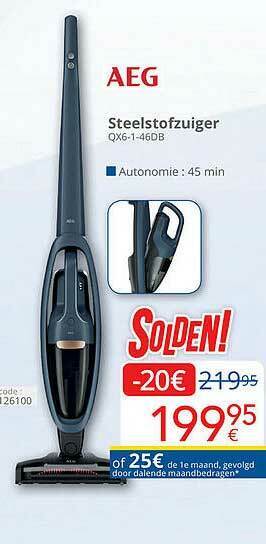 Eldi Aeg Steelstofzuiger aanbieding
