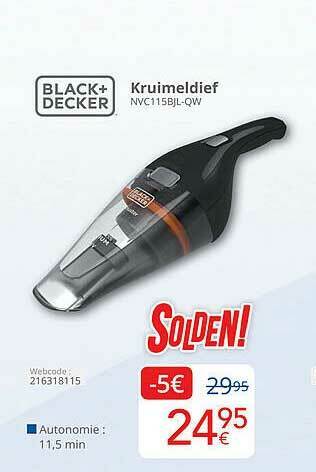 Black+decker Kruimeldief
