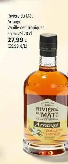 Colruyt Rivière Du Mât Arrange Vanille Des Tropiques aanbieding