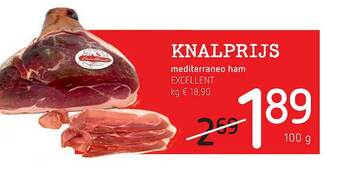 Spar Mediterraneo Ham Excellent aanbieding