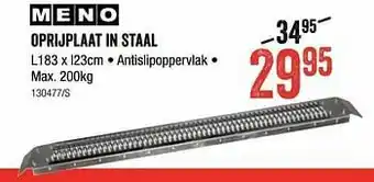 Oprijplaat in staal