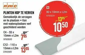 Plinten hdp te verven