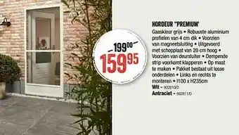 HandyHome Hordeur premium wit aanbieding