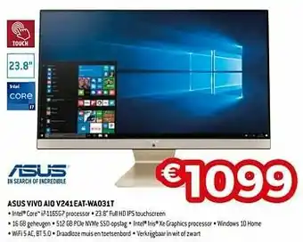 Exellent Asus vivo aio v241eat-wa031t aanbieding