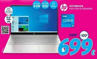Krëfel Hp notebook pavilion 15-eg0160nb aanbieding