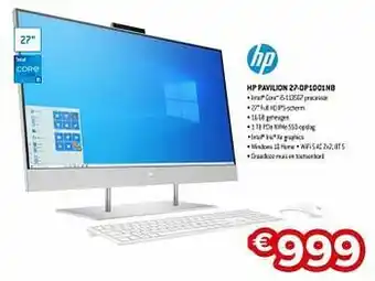Exellent Hp pavilion 27-dp1001nb aanbieding