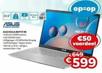 Exellent Asus x515ja-bq772t-be aanbieding