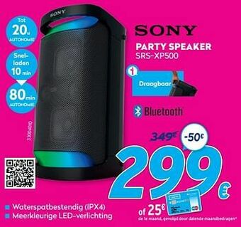 Sony party speaker srs-xp500