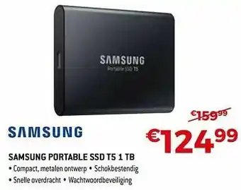 Exellent Samsung portable ssd t5 1 tb aanbieding