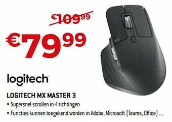 Exellent Logitech mx master 3 aanbieding