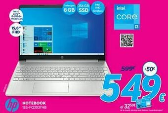 Krëfel Hp notebook 15s-fq2037nb aanbieding
