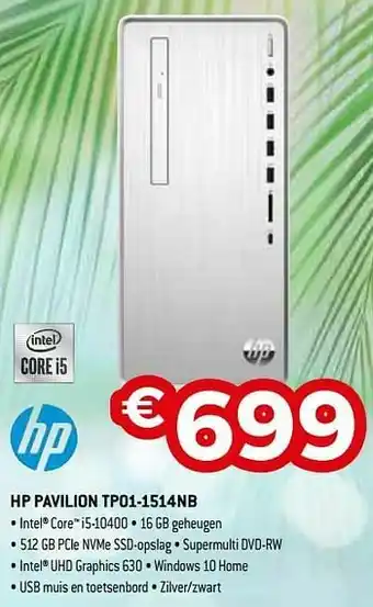 Exellent Hp pavilion tp01-1514nb aanbieding