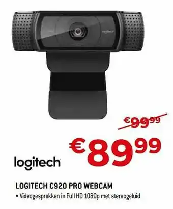 Logitech c920 pro webcam