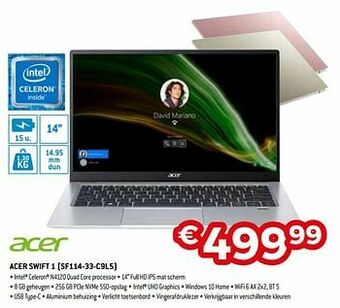 Acer swift 1 sf114-33-c9l5