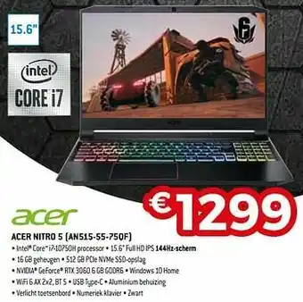 Acer nitro 5 an515-55-75qf