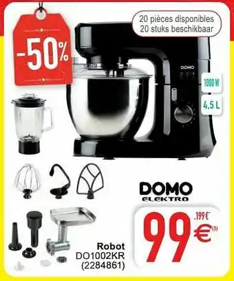 Cora Domo elektro robot do1002kr aanbieding