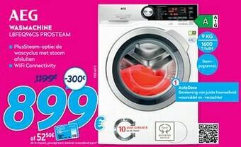 Krëfel Aeg wasmachine l8feq96cs prosteam aanbieding