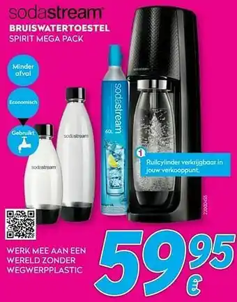Krëfel Bruiswatertoestel spirit mega pack aanbieding