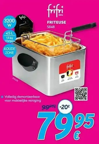 Krëfel Frifri friteuse 5848 aanbieding