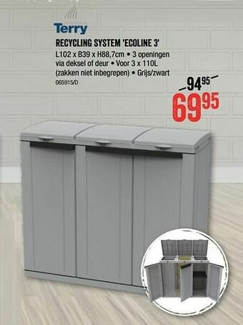 Recycling system ecoline 3