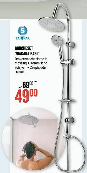 HandyHome Doucheset niagara basic aanbieding