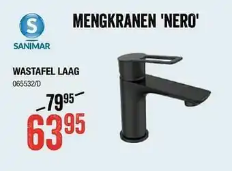 HandyHome Mengkranen nero wastafel laag aanbieding