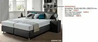 Boxspring box vlak