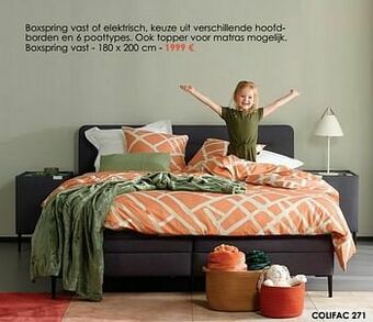 Krea Boxspring vast aanbieding