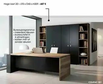 Krea Hoge kast 2d aanbieding