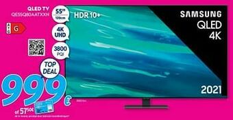 Krëfel Samsung qled tv qe55q80aatxxn aanbieding
